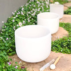 Rainbow Sounds Set of 3 White Sound Therapy Bowls