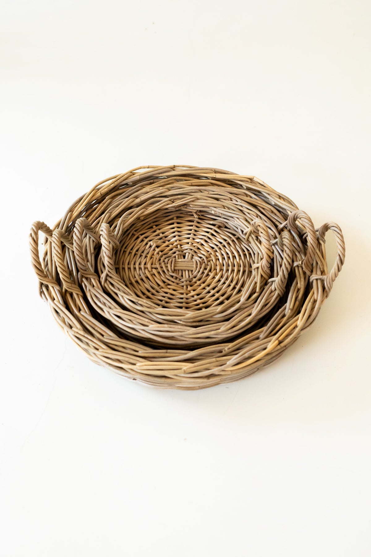 Rattan Round Tray