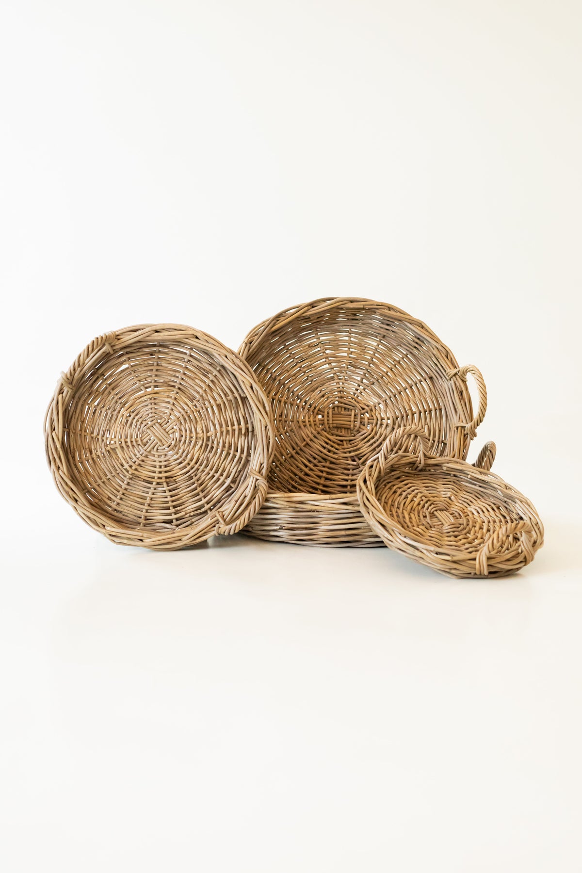 Rattan Round Tray