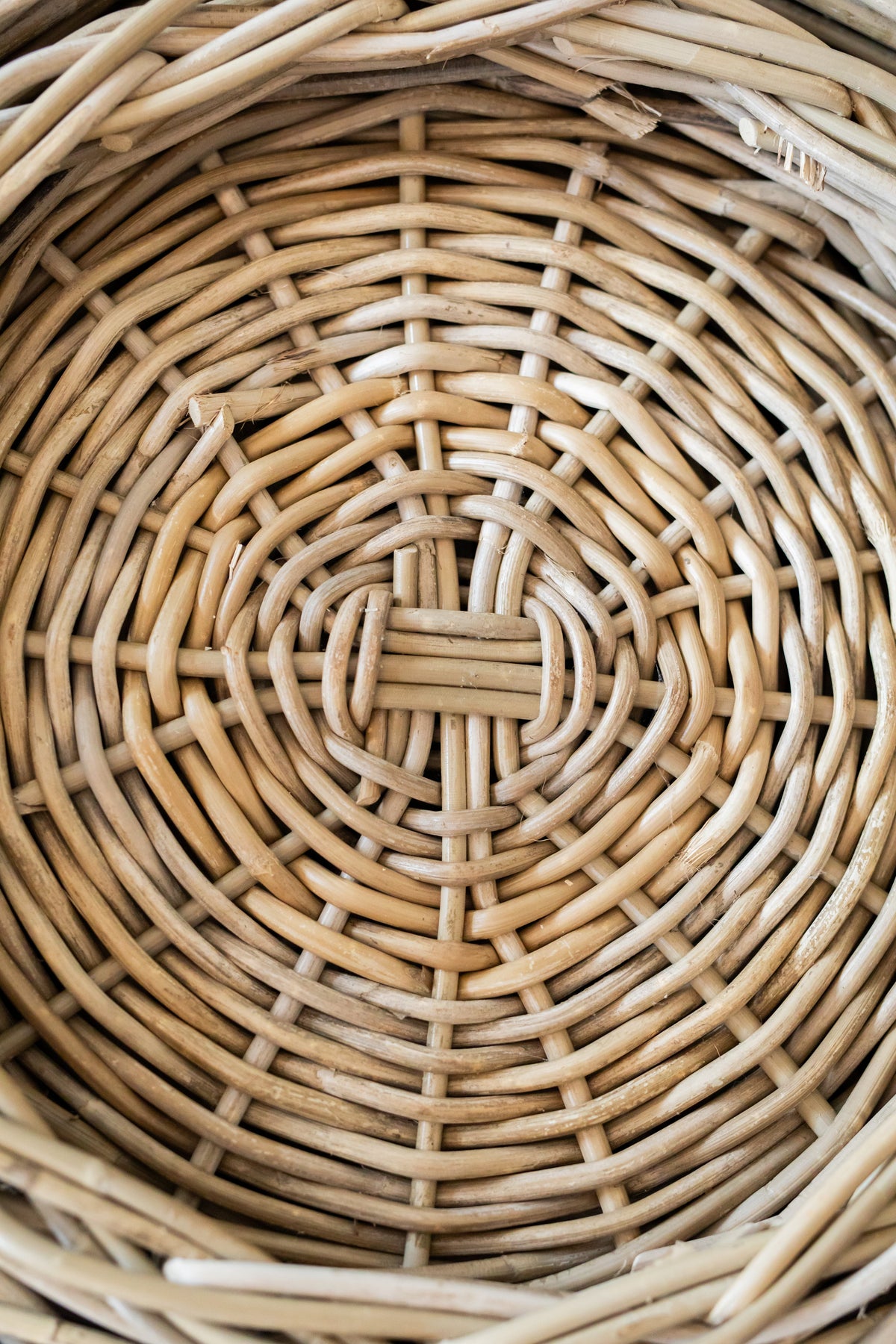 Rattan Round Tray