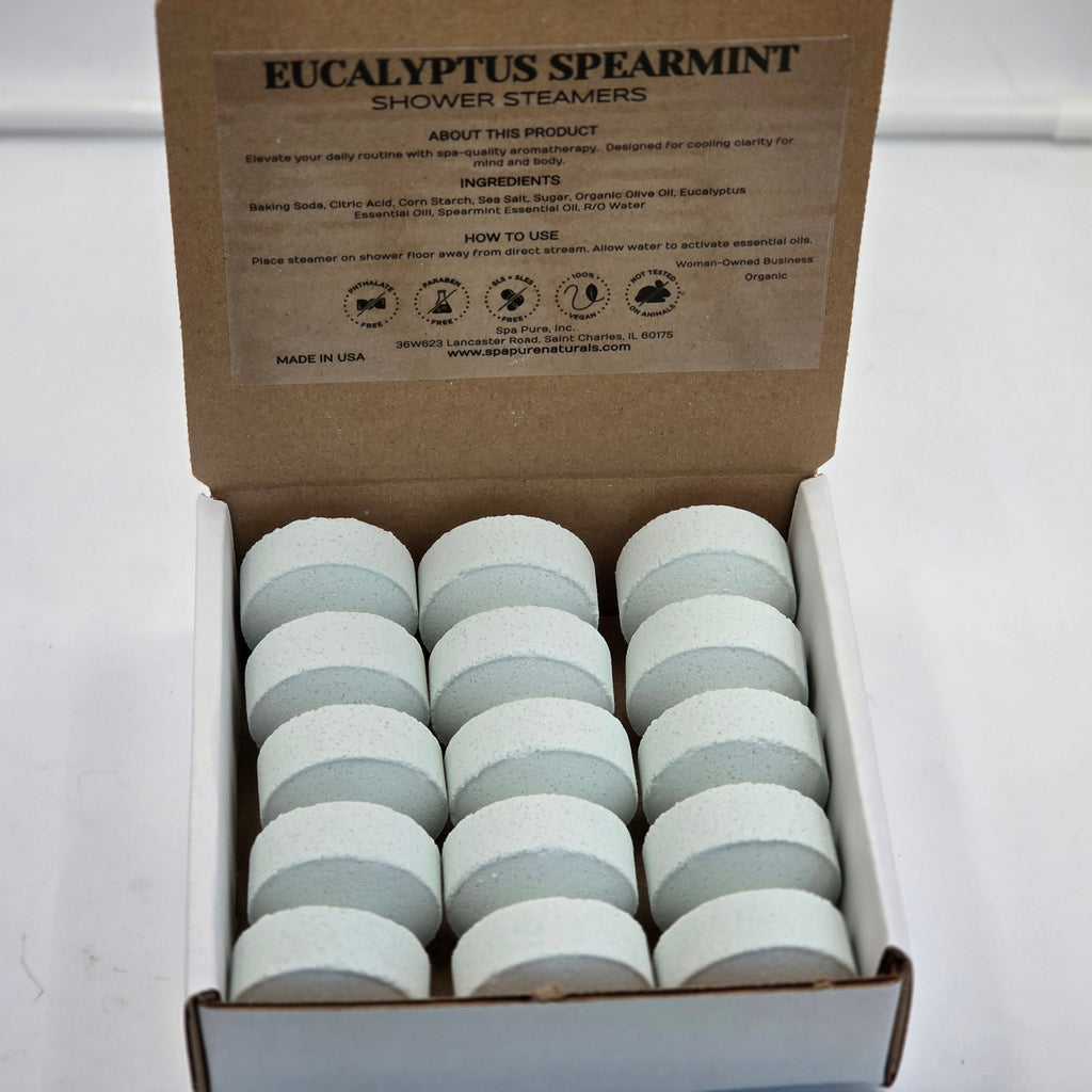 Breathe Easy Shower Steamers - Sinus Relief, Relaxation, Strong Vapor Release (15 count)