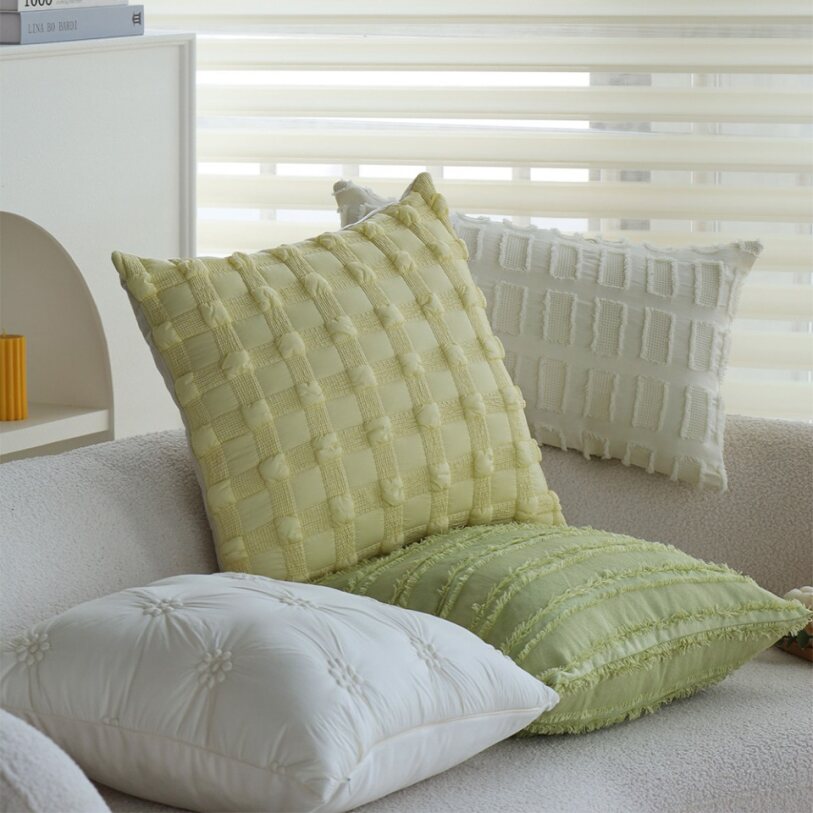 Pack of 2 18"x18" Luxurious Textured Decorative Throw Pillow Set optional of inserts