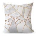 Throw Pillow Cover with 580g Insert, geometric, 20X20, Decorative Cushion – Fancy & Stacy