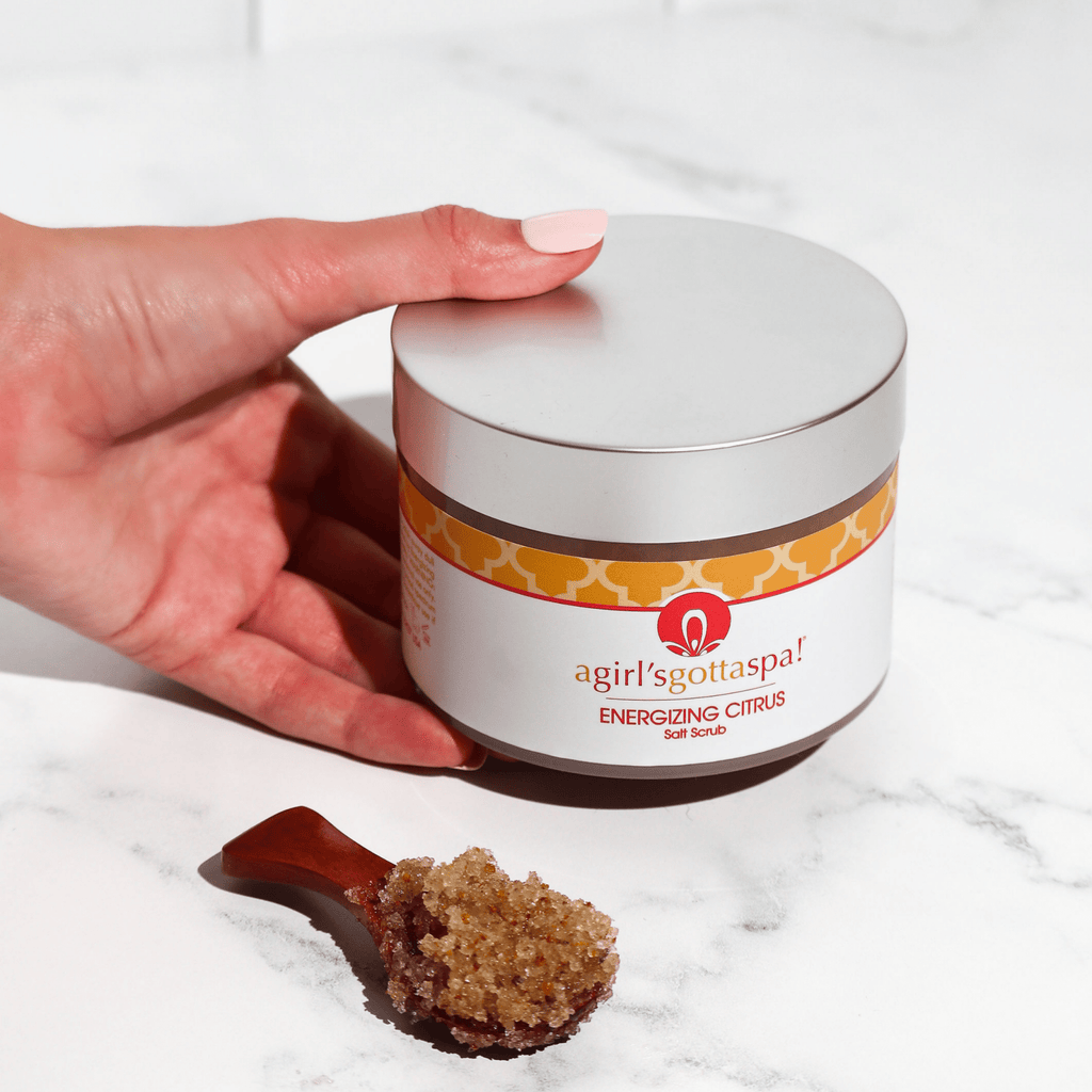 Energizing Citrus Dead Sea Salt Body Scrub