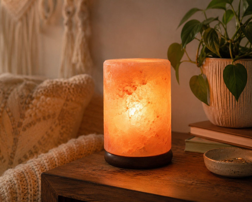Himalayan Salt Lamp  Cylinder Shape